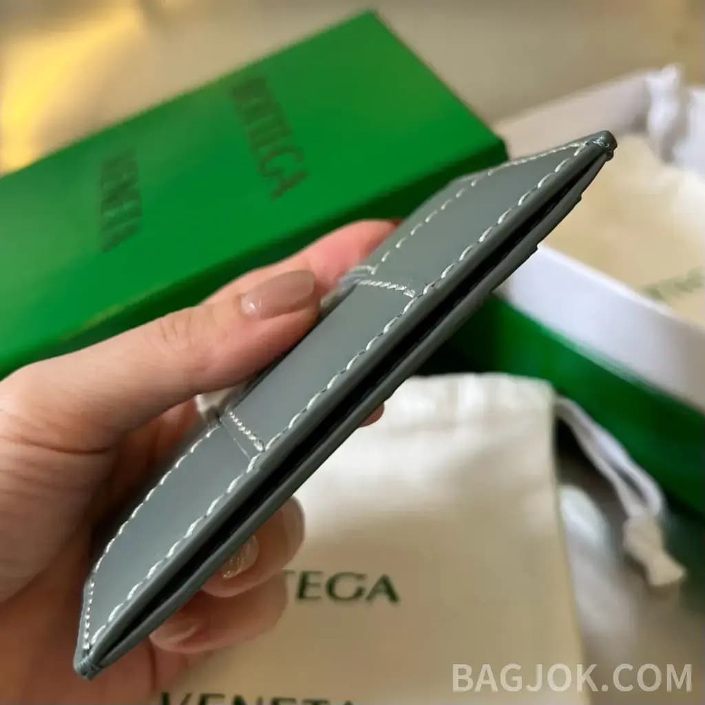 보테가베네타 보테가 베네타 카세트 카드 홀더 스티치 그레이 상세 이미지