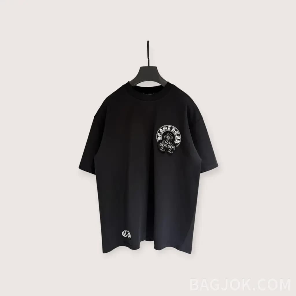 크롬하츠 아플리케 자수 티셔츠_대표이미지