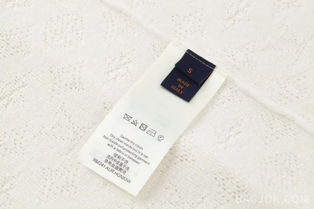 루이비통 루이비통 자카드 니트 반팔 셔츠 상세 이미지