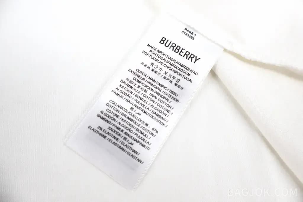 버버리 버버리 비치 라운지 체크 반팔티 상세 이미지
