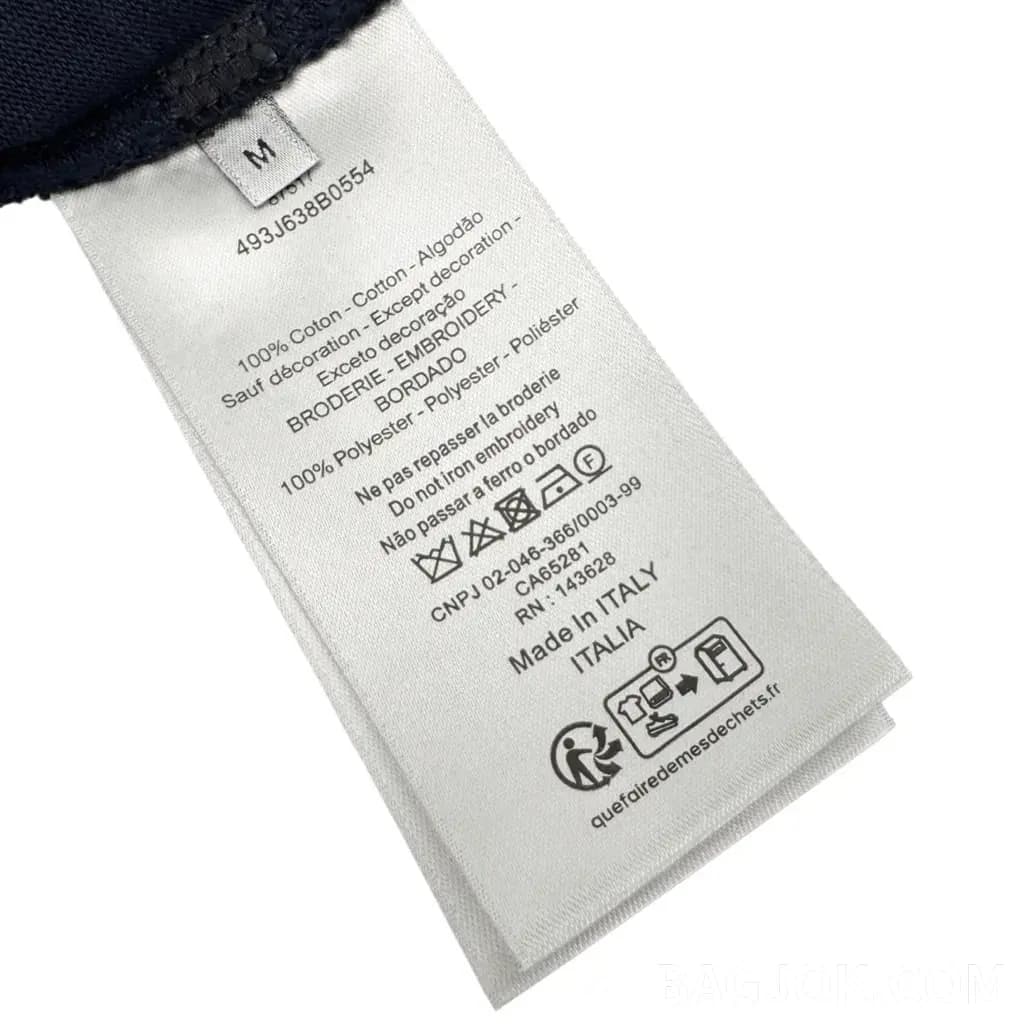 디올 디올 프렌즈 레터 타월 자수 반팔티셔츠 상세 이미지