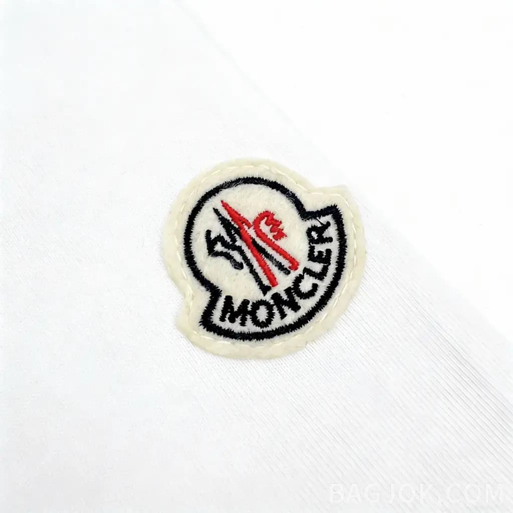 몽클레어 몽클레어 자수 장식 투피스 반팔 티셔츠 상세 이미지