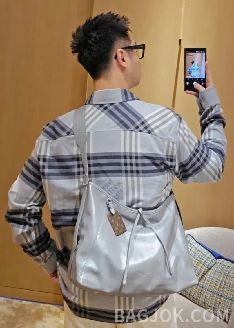 루이비통 루이비통 체크 코튼 셔츠 상세 이미지