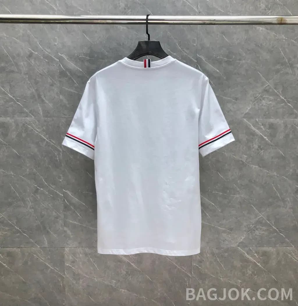 톰브라운 톰브라운 26SS 순면 라운드티 상세 이미지
