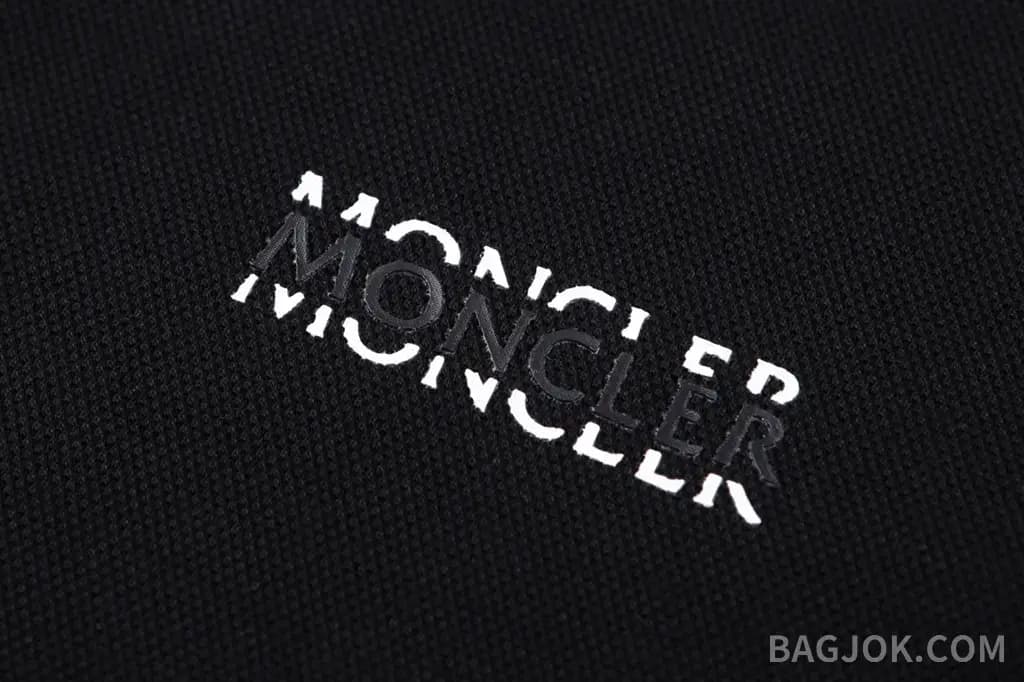 몽클레어 몽클레어 코튼 로고 레터 폴로 셔츠 상세 이미지