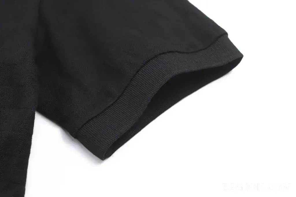 루이비통 루이비통 코튼 자카드 체크 폴로 셔츠 상세 이미지