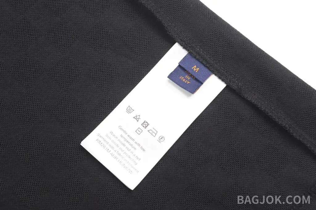 루이비통 루이비통 코튼 자카드 체크 폴로 셔츠 상세 이미지