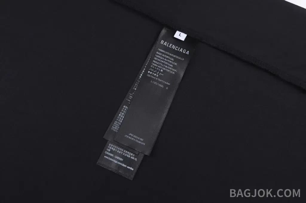 발렌시아가 발렌시아가 블러 레터링 반팔 티셔츠 상세 이미지