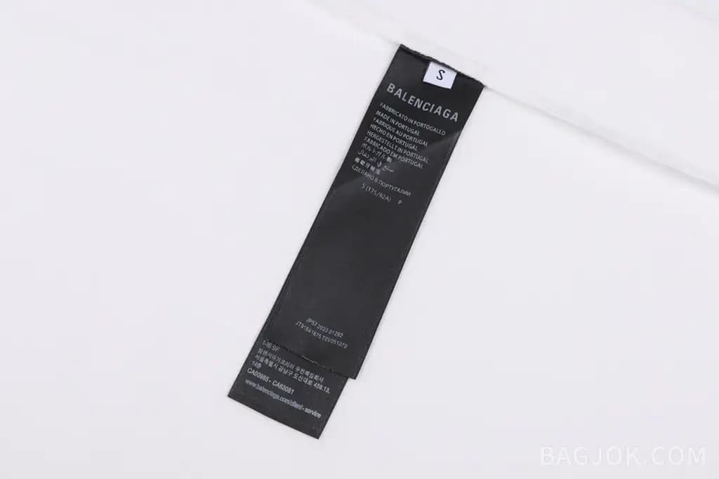 발렌시아가 발렌시아가 블러 레터링 반팔 티셔츠 상세 이미지