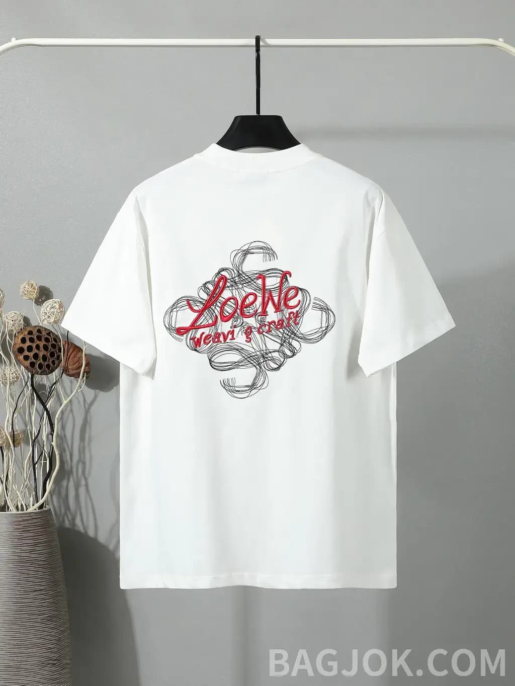 로에베 로에베 26SS 클래식 자수 로고 반팔 티셔츠 상세 이미지