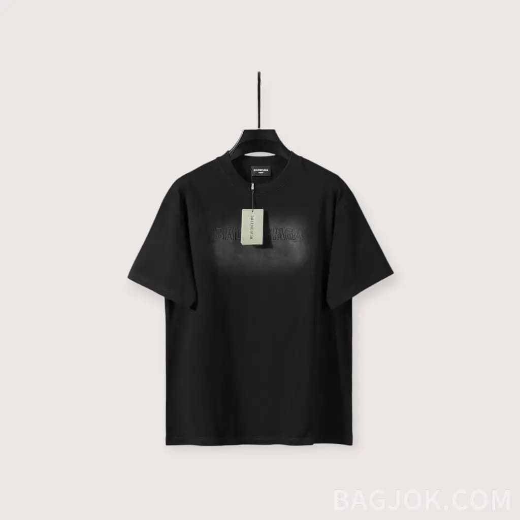 발렌시아가 26SS 자수 반팔 티셔츠_대표이미지