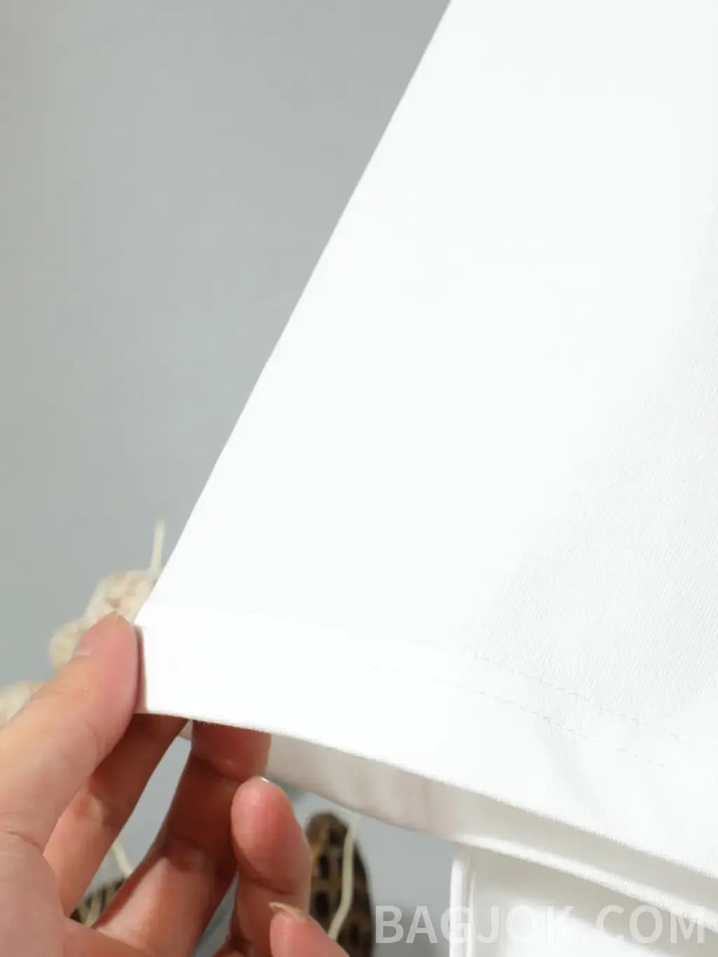 발렌시아가 발렌시아가 레터링 자수 반팔 티셔츠 상세 이미지