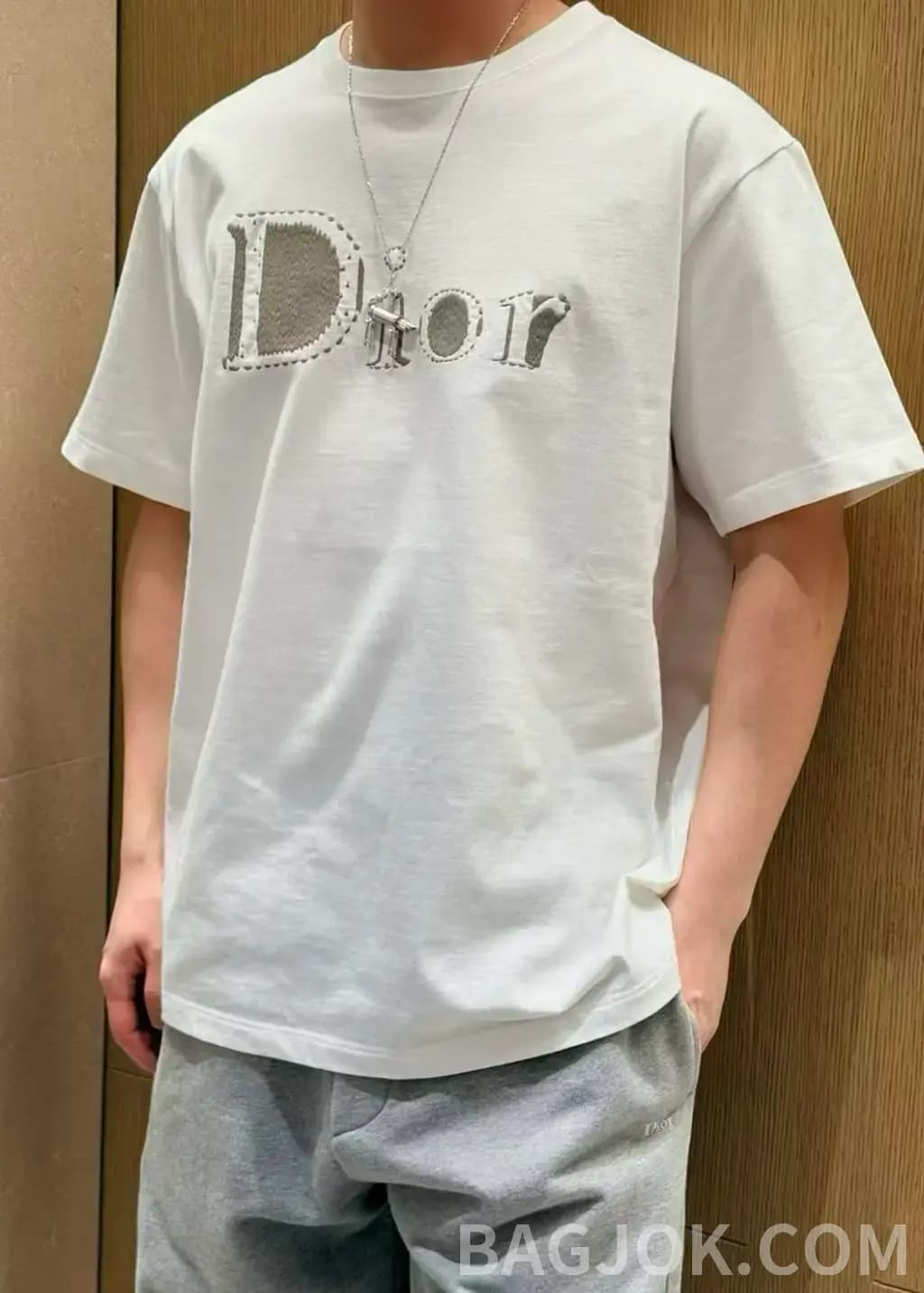 디올 디올 루즈핏 반팔 티셔츠 상세 이미지