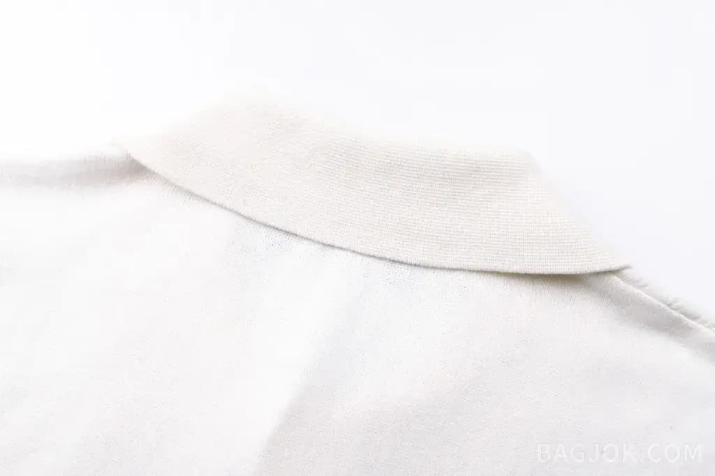 펜디 펜디 로고 버튼 니트 폴로 셔츠 상세 이미지