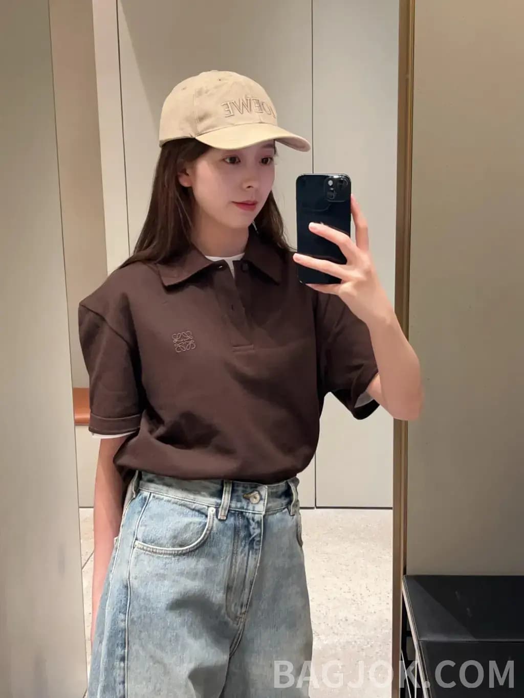 로에베 로에베 자수 폴로 셔츠 상세 이미지