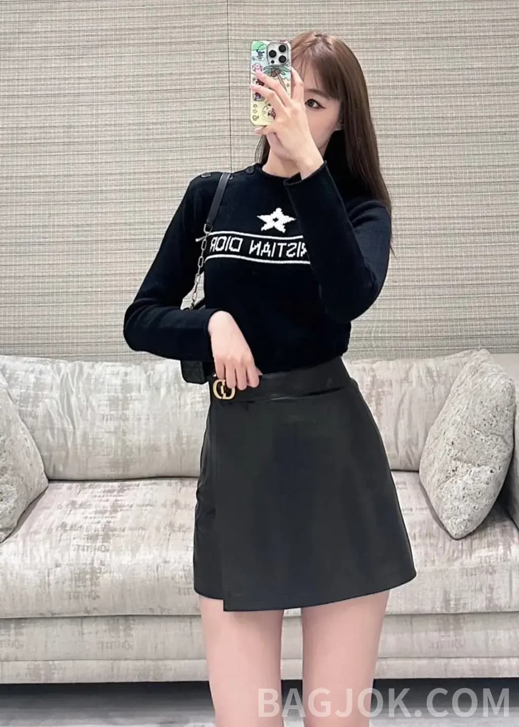 디올 디올 럭키스타 캐시미어 니트 상세 이미지