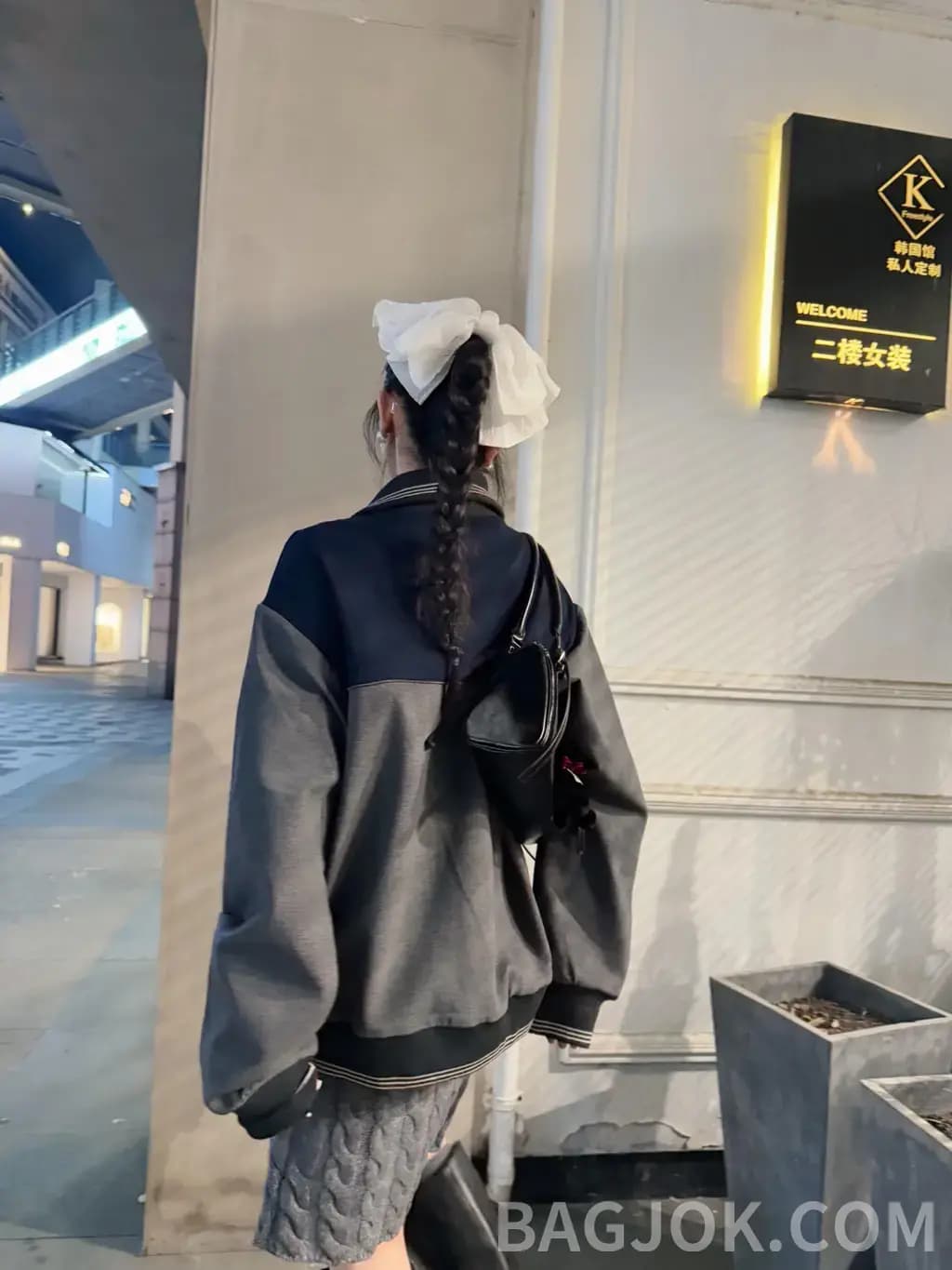 미우미우 미우미우 컬러 블록 메리노 울 집업 자켓 상세 이미지