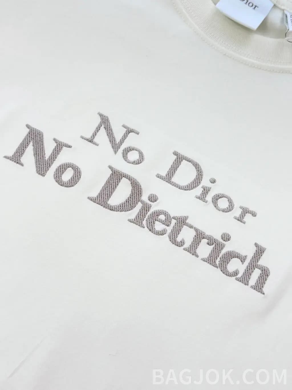 디올 디올 No Dior No Dietrich 프린트 반팔 티셔츠 상세 이미지