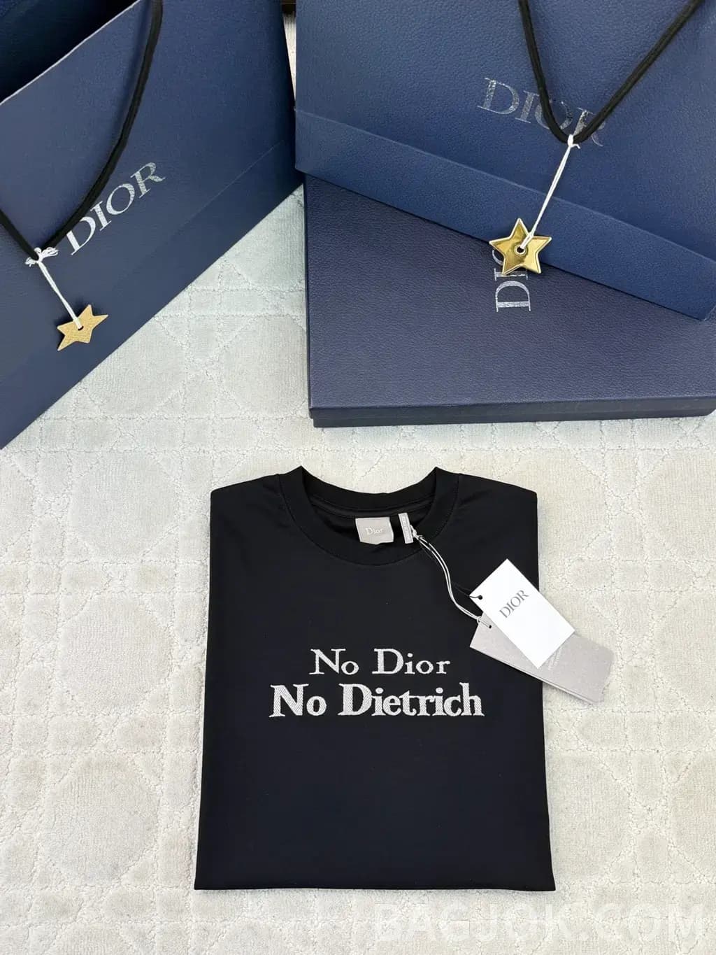 디올 디올 No Dior No Dietrich 프린트 반팔 티셔츠 상세 이미지