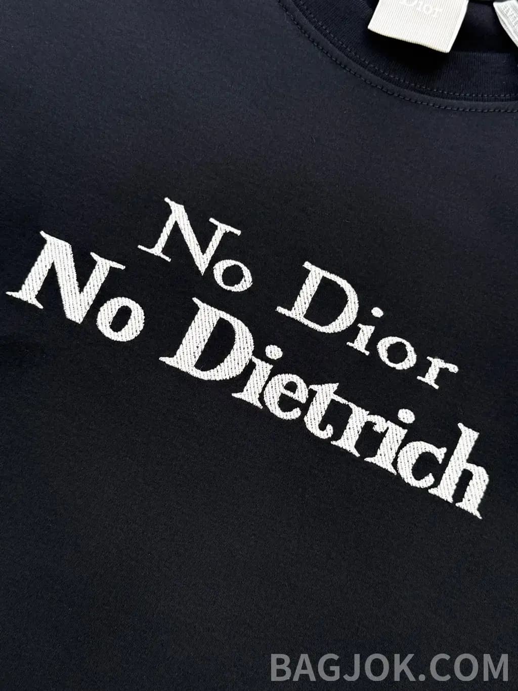 디올 디올 No Dior No Dietrich 프린트 반팔 티셔츠 상세 이미지