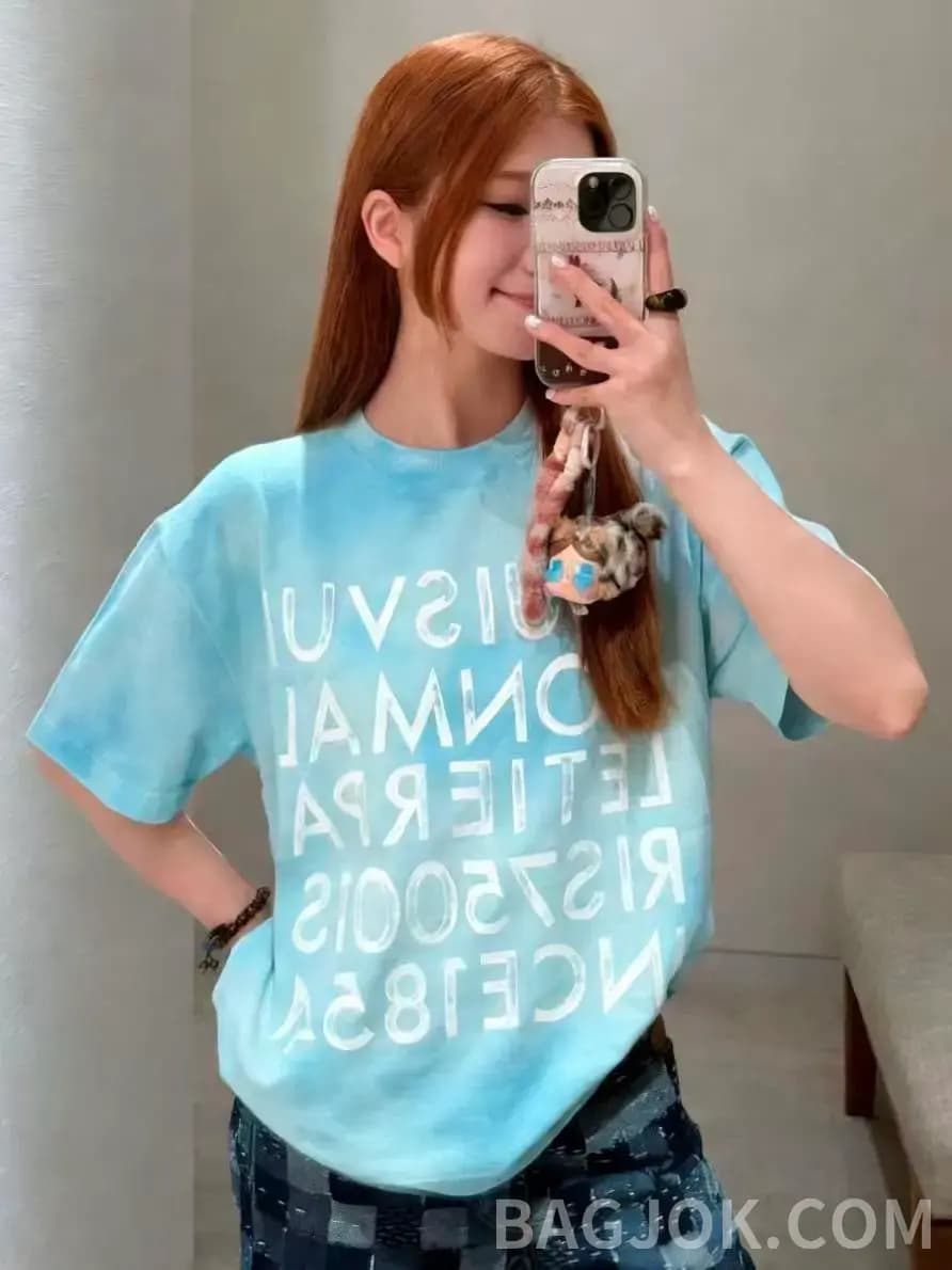 루이비통 루이비통 아이스 다이 그래픽 반팔 티셔츠 상세 이미지