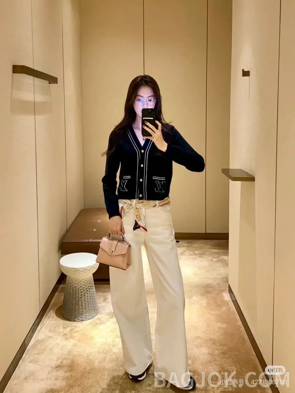 루이비통 루이비통 노티컬 LV 크롭 가디건 상세 이미지