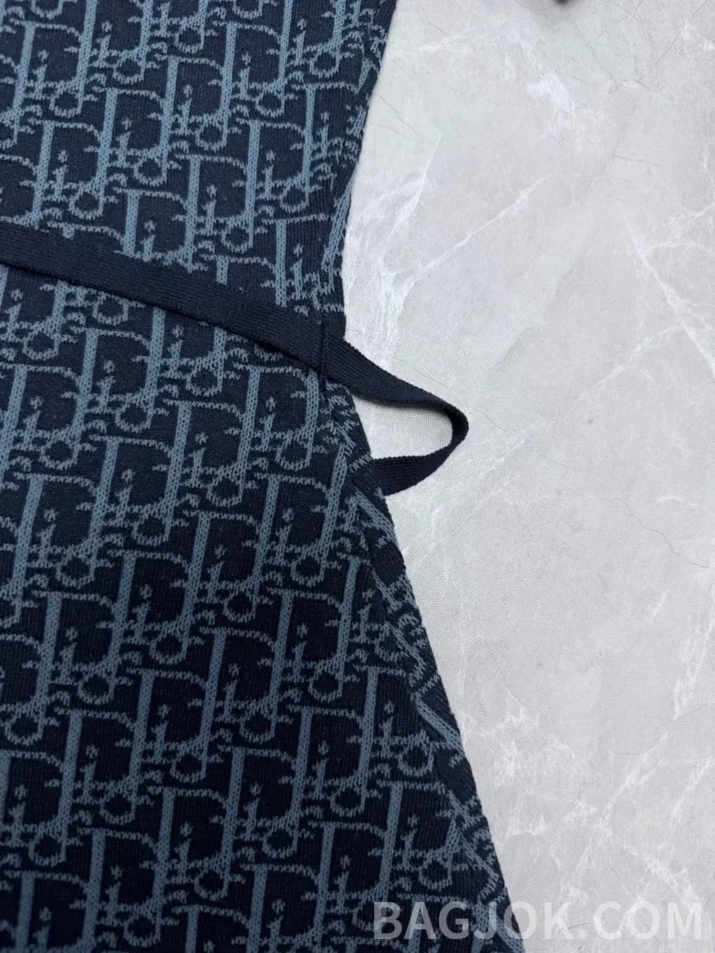 디올 디올 오블리크 패턴 플레어 미니 원피스 상세 이미지
