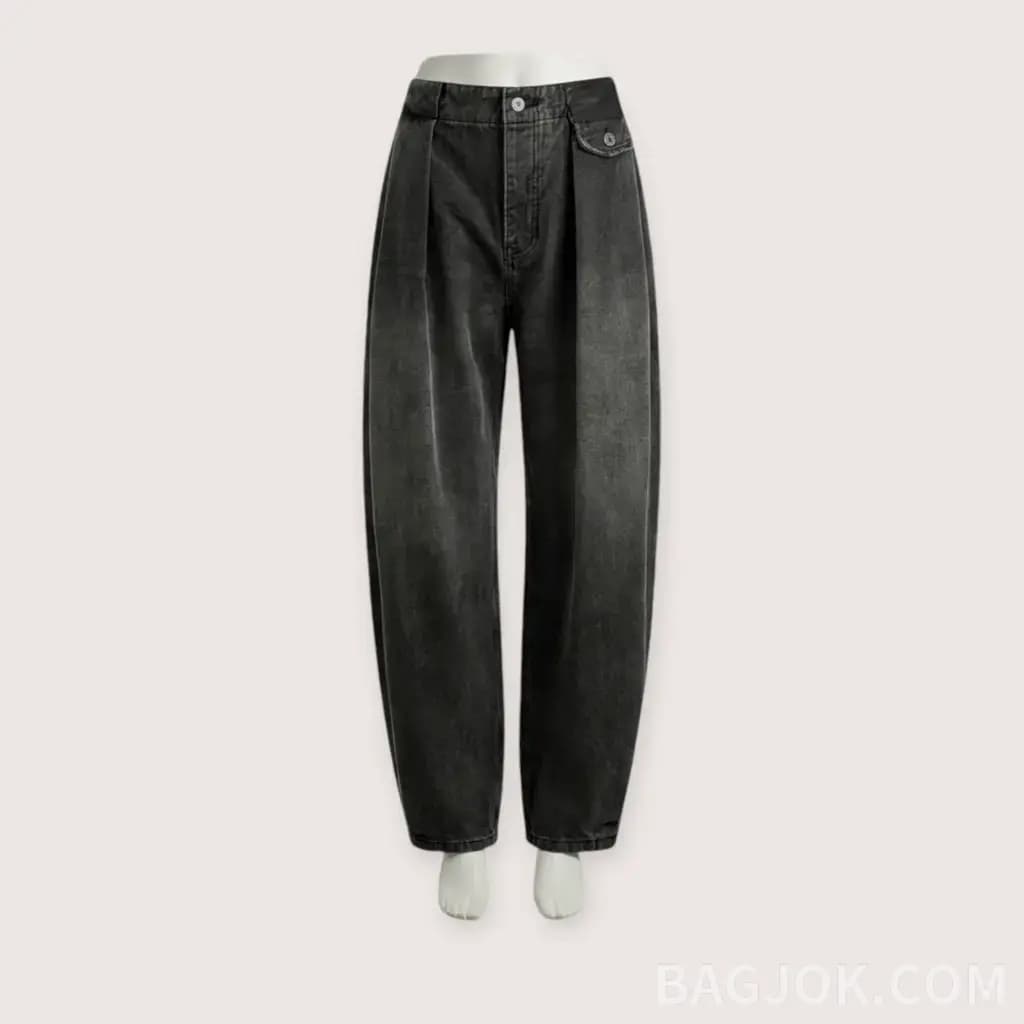 로에베 하이웨스트 와이드 데님 팬츠_대표이미지