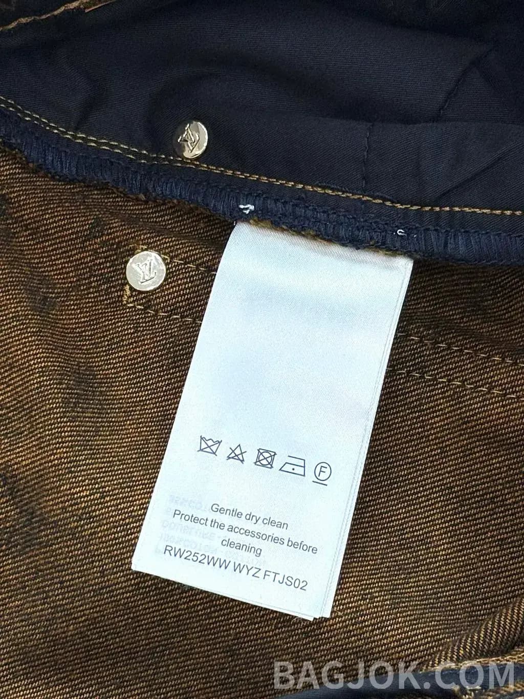 루이비통 루이비통 올오버 모노그램 데님 와이드 팬츠 상세 이미지