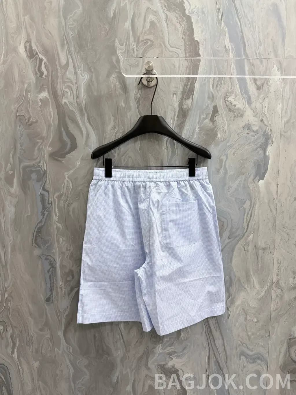 루이비통 루이비통 체크 패턴 드로스트링 쇼츠 상세 이미지