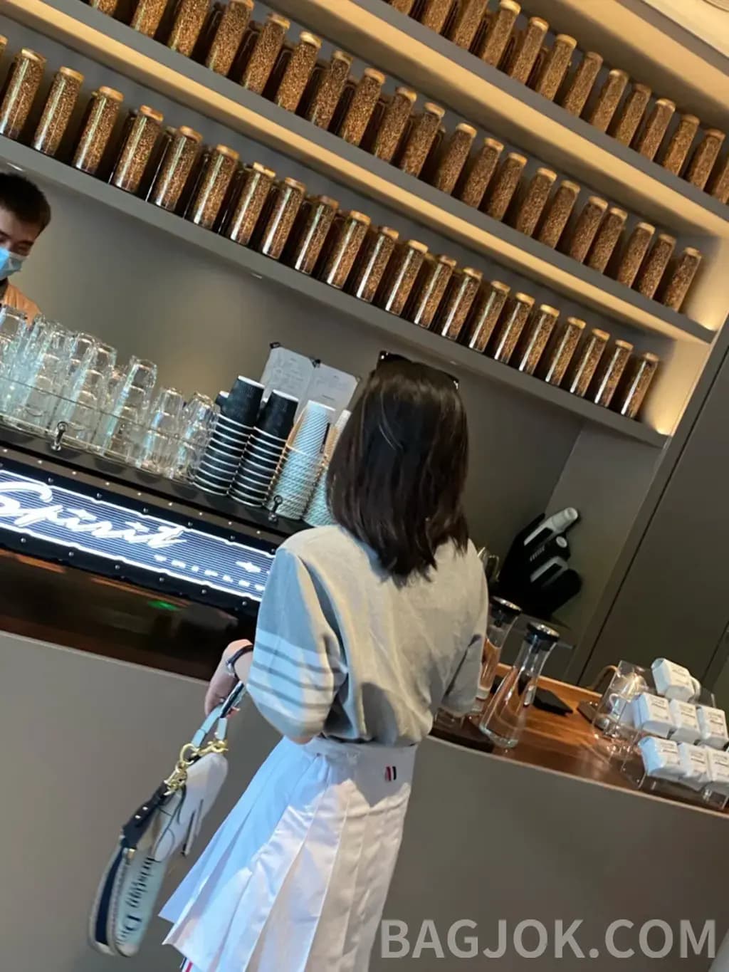 톰브라운 톰브라운 클래식 나이프 플리츠 미니 스커트 상세 이미지