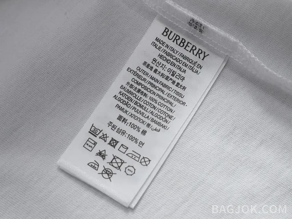 버버리 버버리 비즈 자수 로고 오버핏 티셔츠 상세 이미지