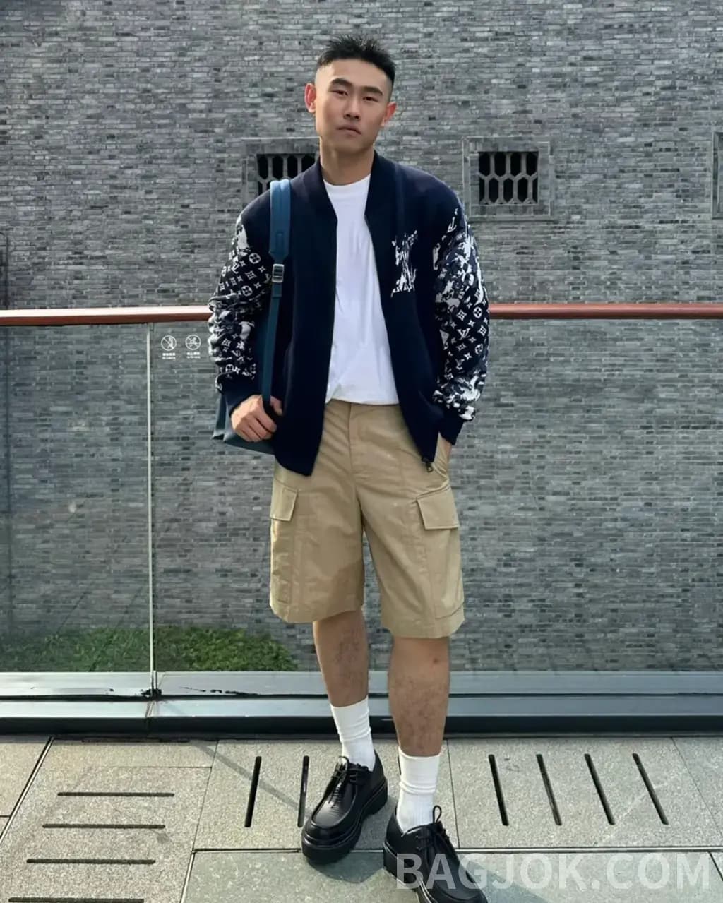 루이비통 루이비통 모노그램 자카드 카고 숏팬츠 상세 이미지