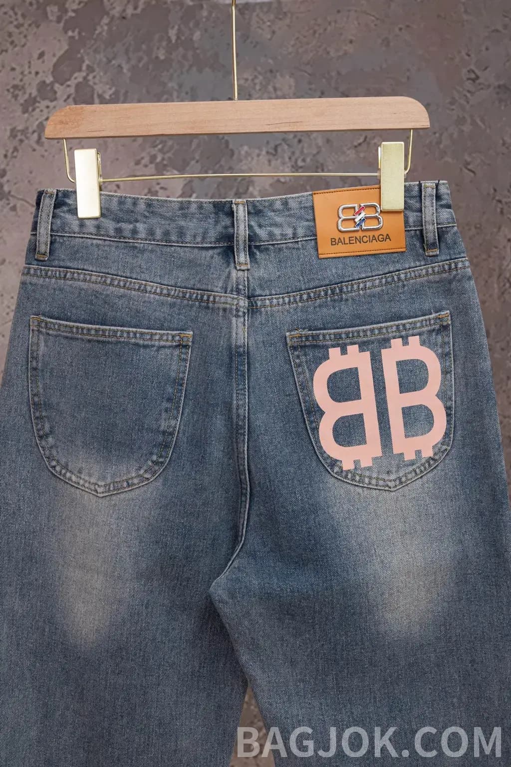 발렌시아가 발렌시아가 시그니처 BB 로고 데님 팬츠 상세 이미지