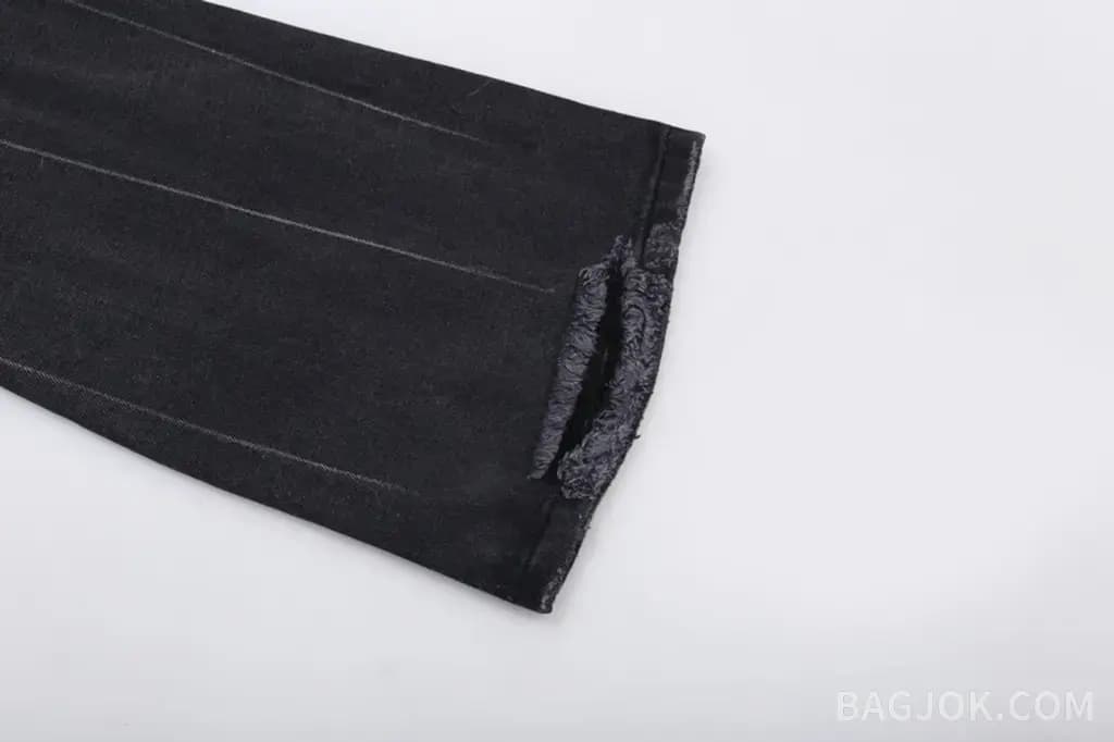 발렌시아가 발렌시아가 헤비 워싱 플레어 와이드 데님 팬츠 상세 이미지