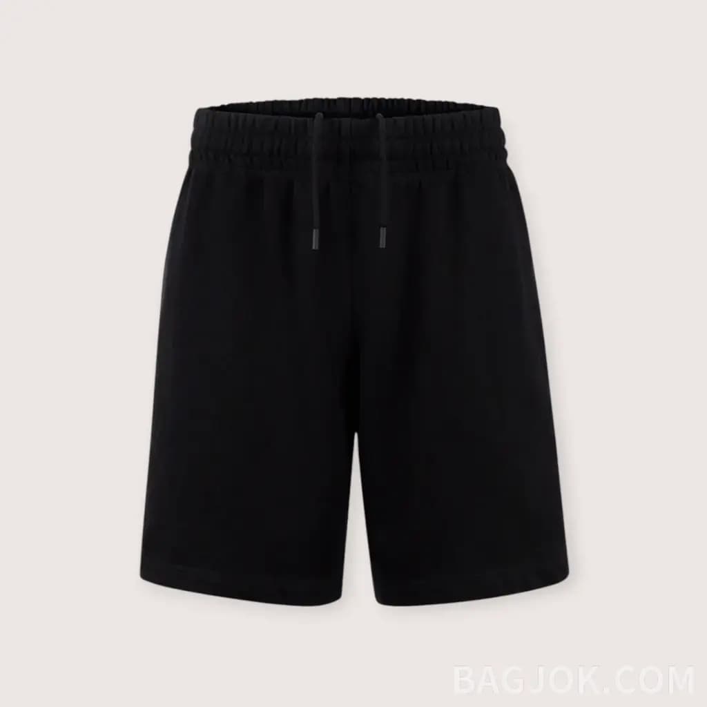 버버리 체크 라벨 코튼 스웨트 숏팬츠_대표이미지
