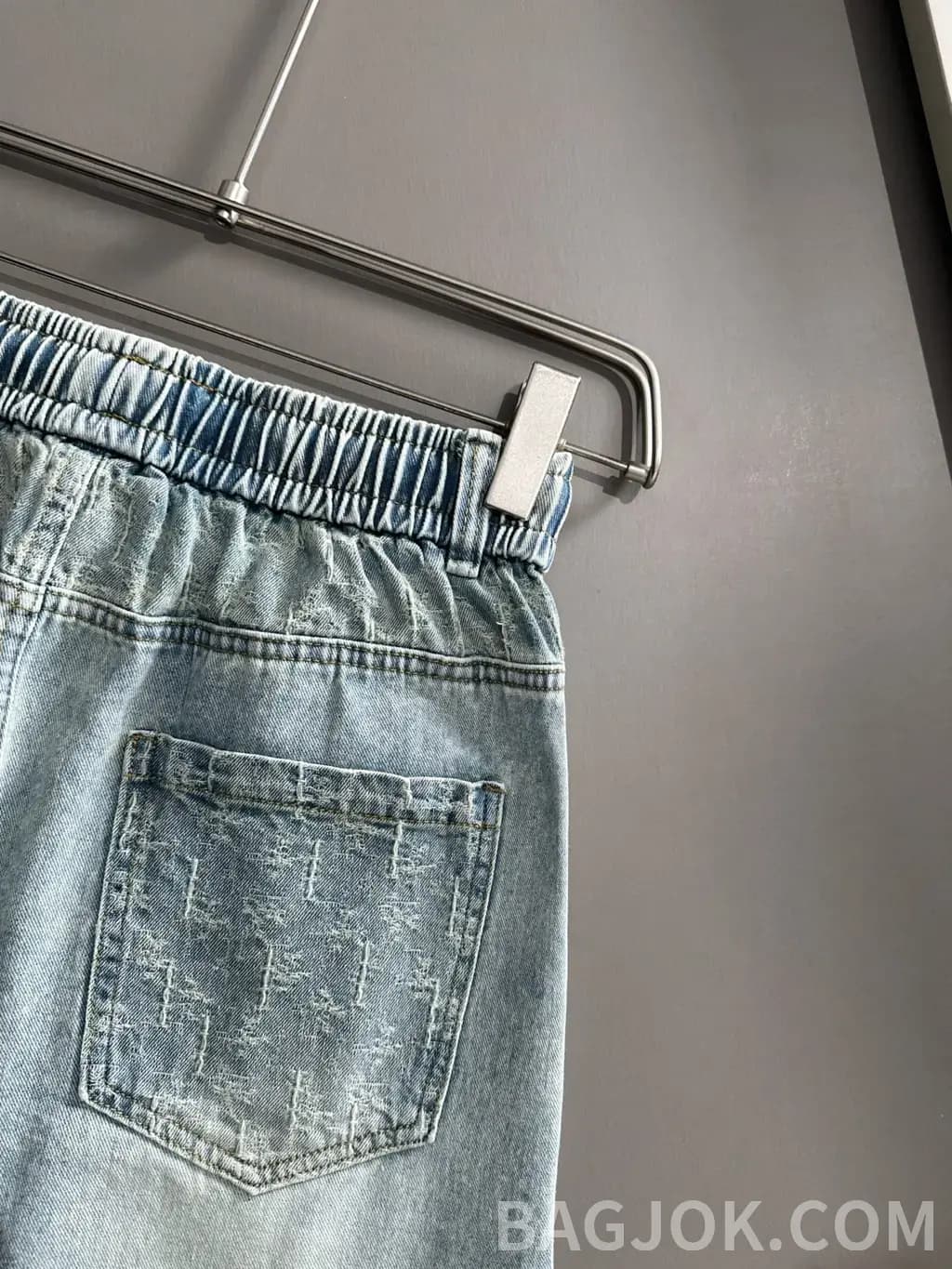 루이비통 루이비통 LV 자수 데님 숏팬츠 상세 이미지