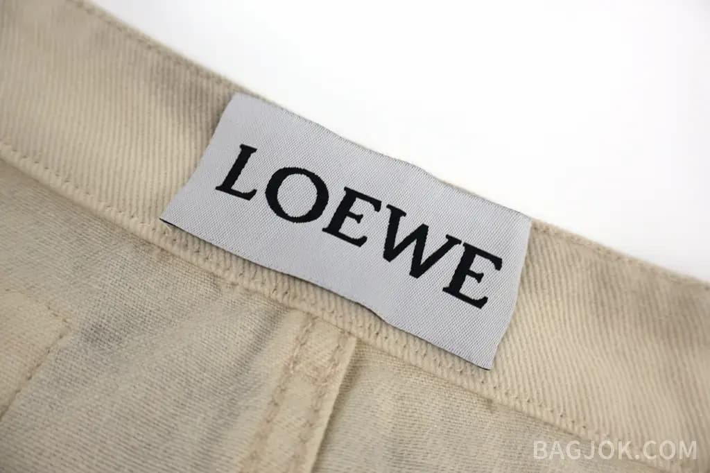 로에베 LOEWE 워싱 와이드 팬츠 상세 이미지