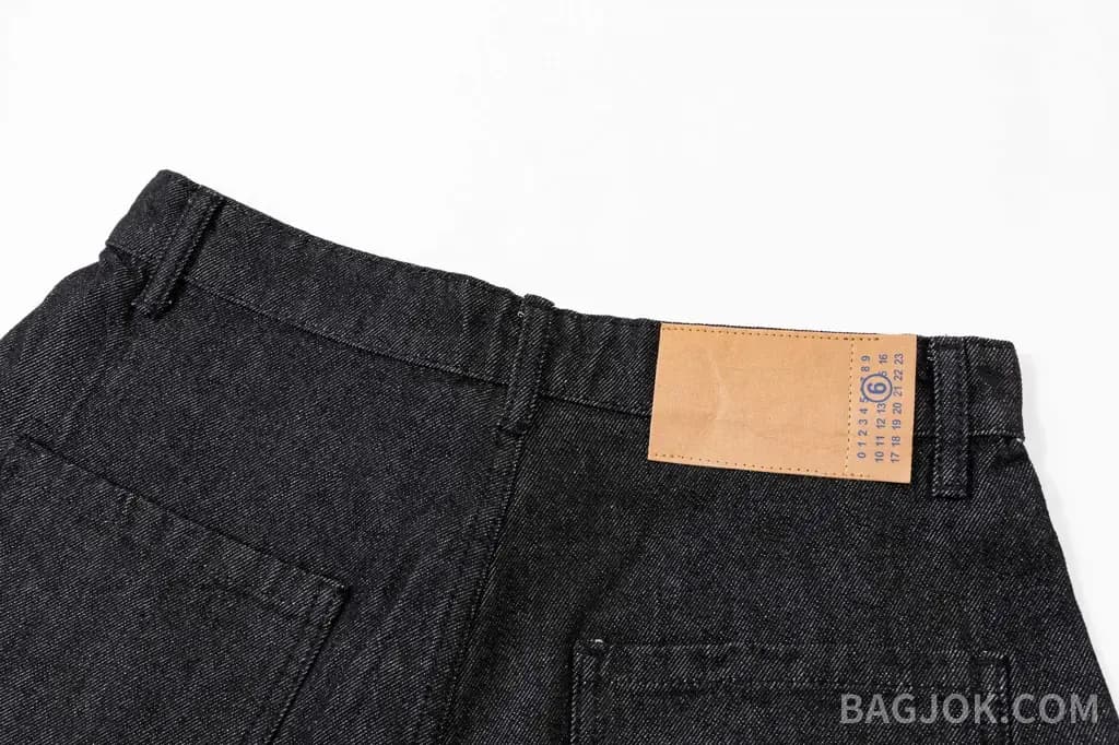 메종마르지엘라 MAISON MARGIELA 넘버링 테이프 데님 쇼츠 상세 이미지