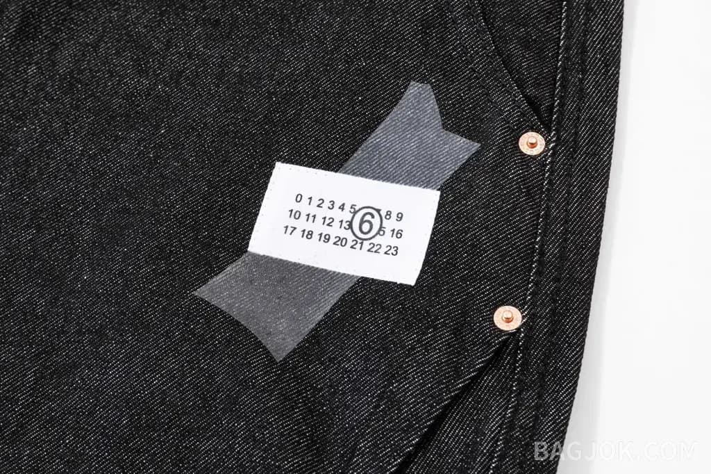 메종마르지엘라 MAISON MARGIELA 넘버링 테이프 데님 쇼츠 상세 이미지