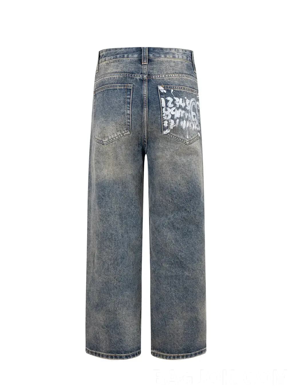 메종마르지엘라 MAISON MARGIELA 넘버링 페인트 데님 팬츠 상세 이미지