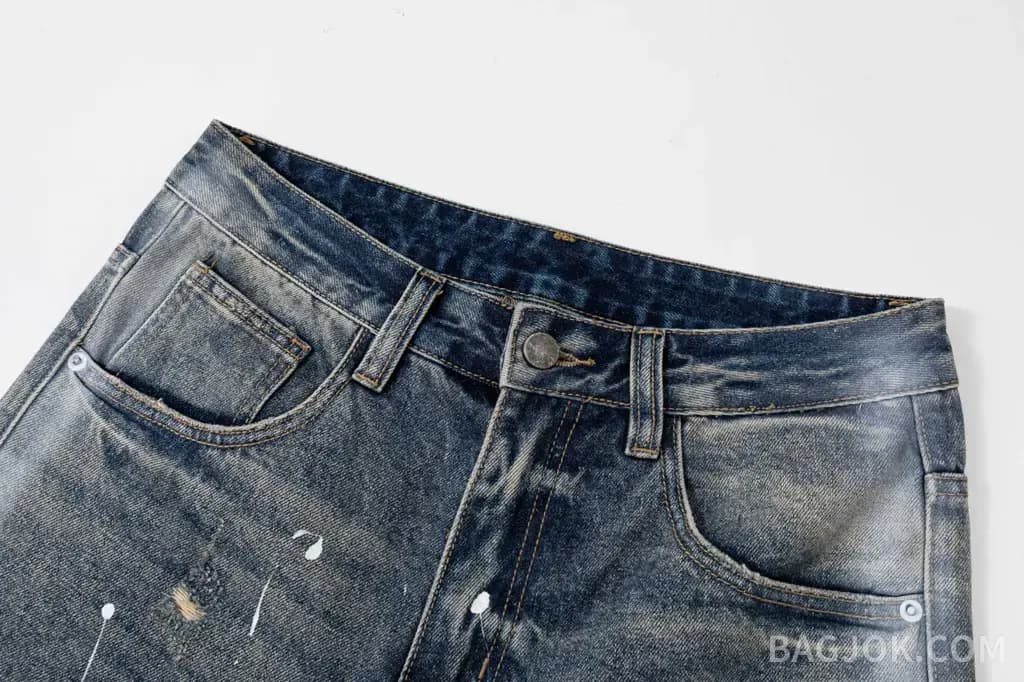 메종마르지엘라 MAISON MARGIELA 넘버링 페인트 데님 팬츠 상세 이미지