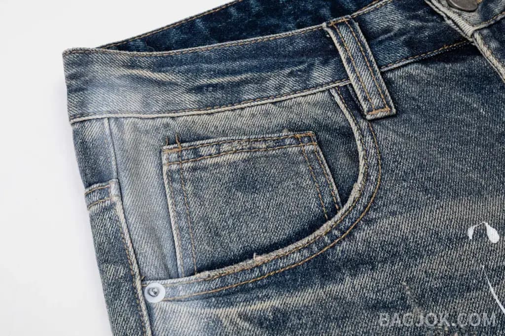 메종마르지엘라 MAISON MARGIELA 넘버링 페인트 데님 팬츠 상세 이미지