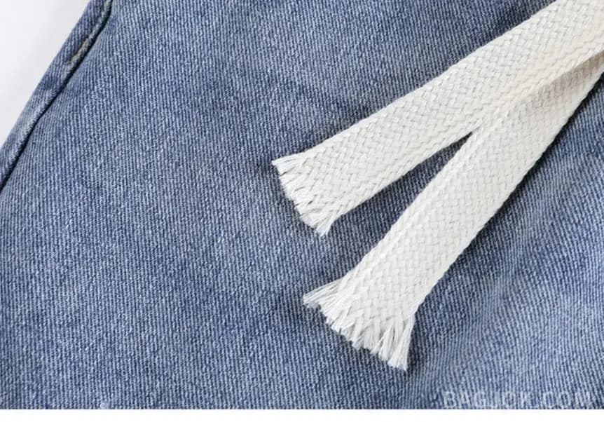 스톤아일랜드 STONE ISLAND 디스트레스드 데님 반바지 상세 이미지