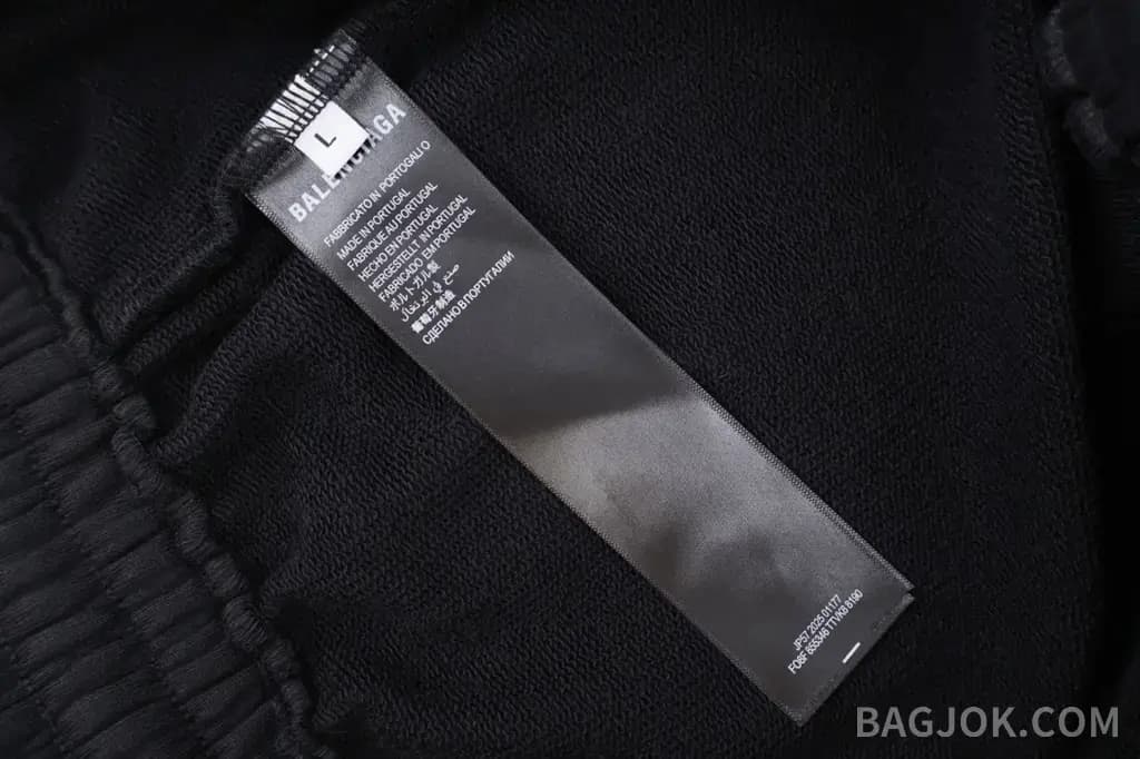 발렌시아가 BALENCIAGA 테이프 그래픽 헤비 코튼 쇼츠 상세 이미지