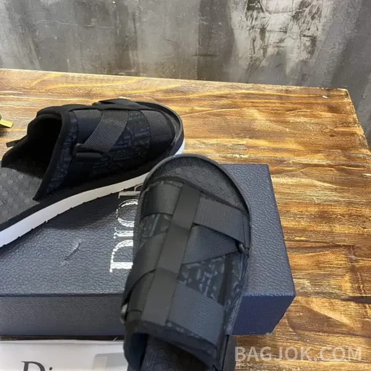 디올 디올 알파 샌들 오블리크 자카드 상세 이미지