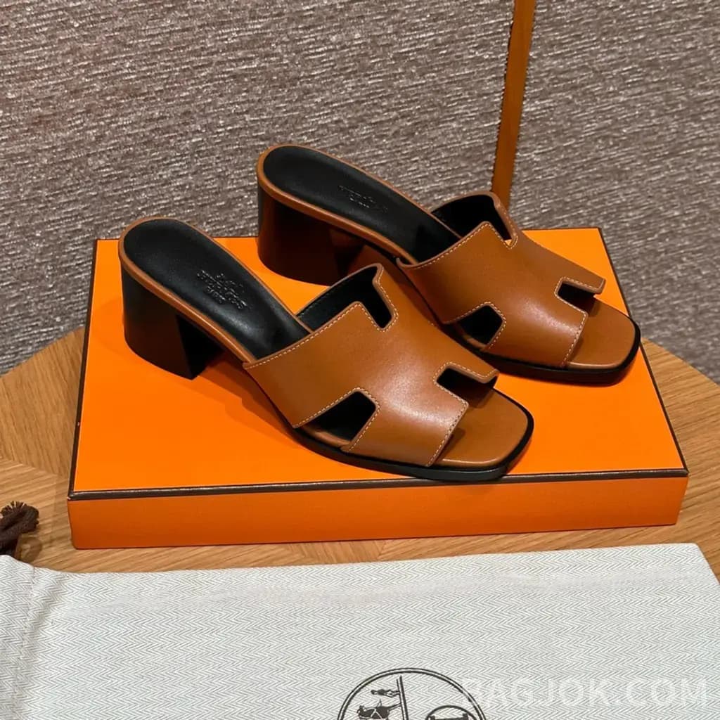 에르메스 에르메스 헬리아 60 슬리퍼 (카프스킨) 상세 이미지