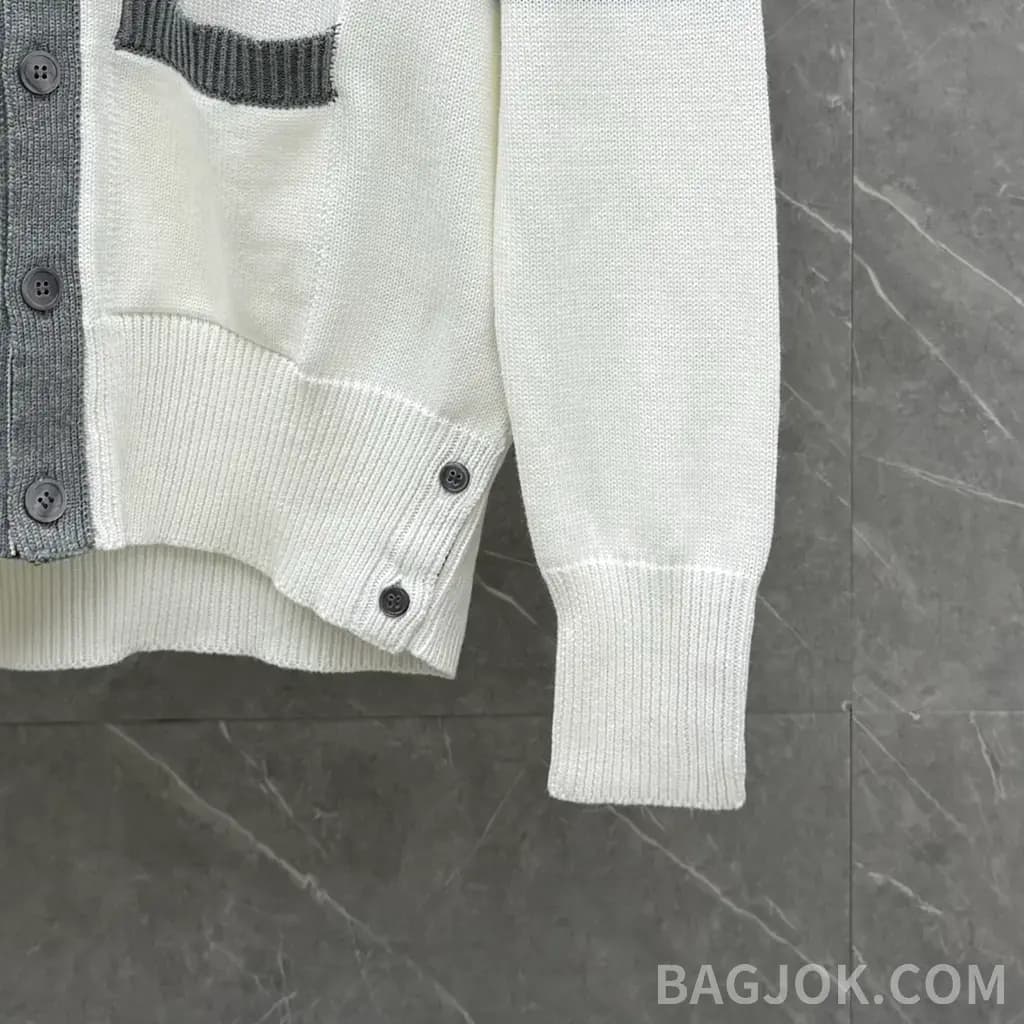 톰브라운 THOM BROWNE 닥스훈트 인타르시아 가디건 상세 이미지