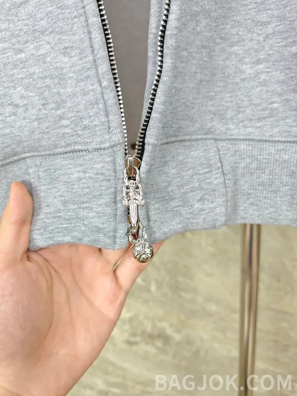 크롬하츠 CHROME HEARTS 트리플 크로스 집업 후드 상세 이미지