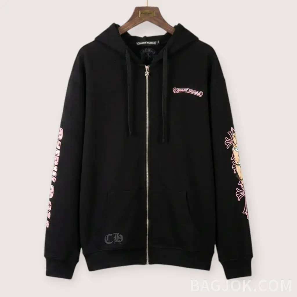 CHROME HEARTS 그래피티 크로스 집업 후드_대표이미지